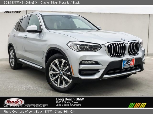 2019 BMW X3 sDrive30i in Glacier Silver Metallic
