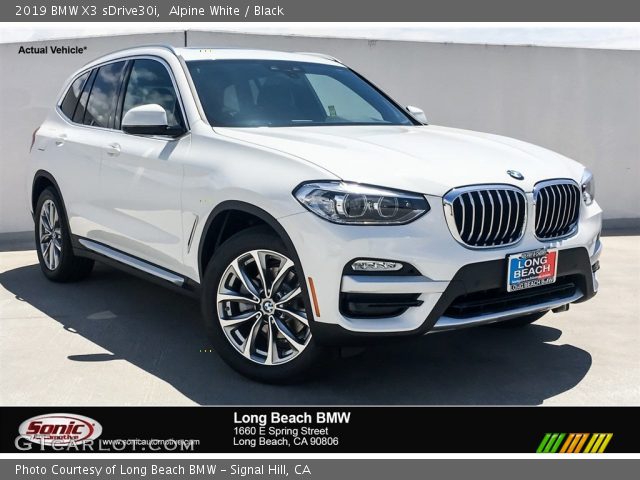 2019 BMW X3 sDrive30i in Alpine White