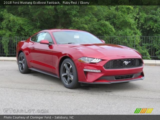 2018 Ford Mustang EcoBoost Fastback in Ruby Red