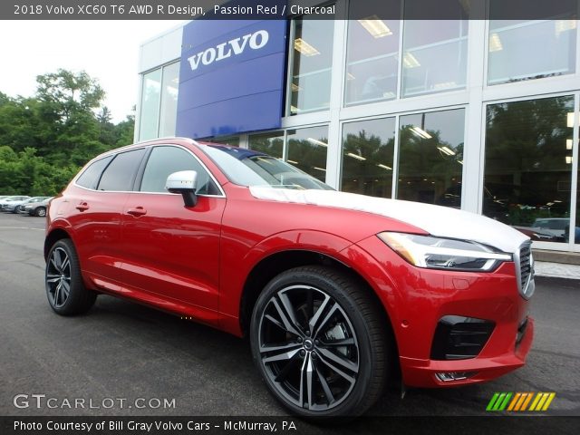 2018 Volvo XC60 T6 AWD R Design in Passion Red