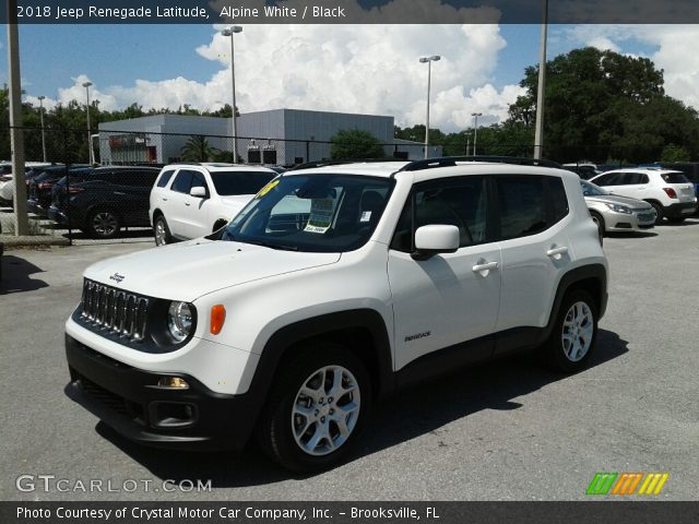 2018 Jeep Renegade Latitude in Alpine White