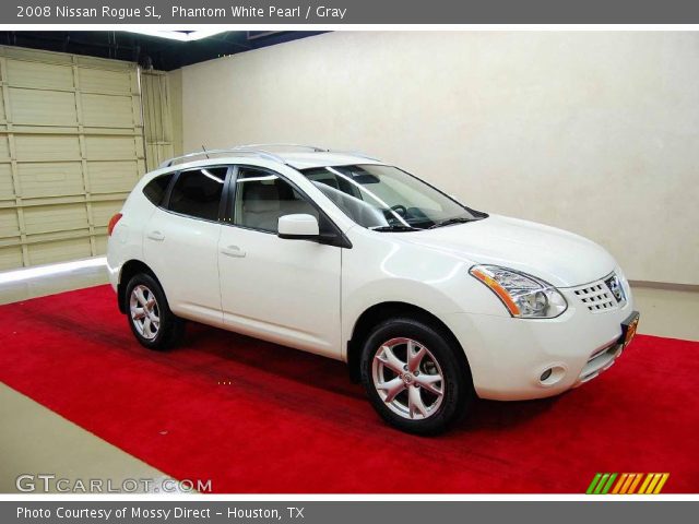 2008 Nissan Rogue SL in Phantom White Pearl