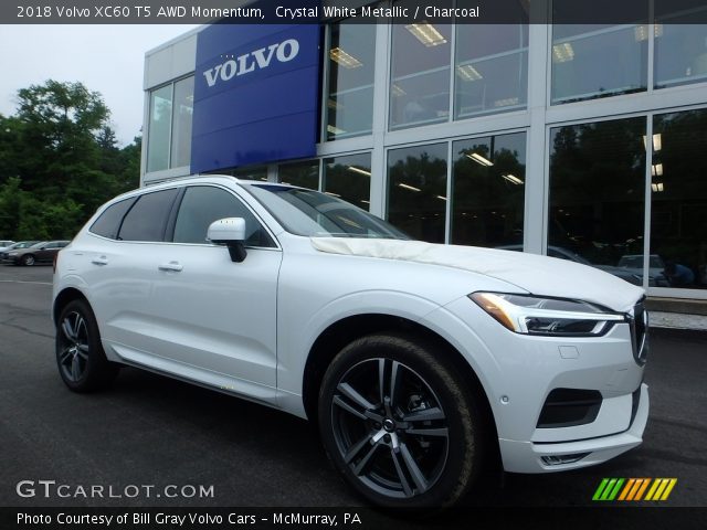 2018 Volvo XC60 T5 AWD Momentum in Crystal White Metallic