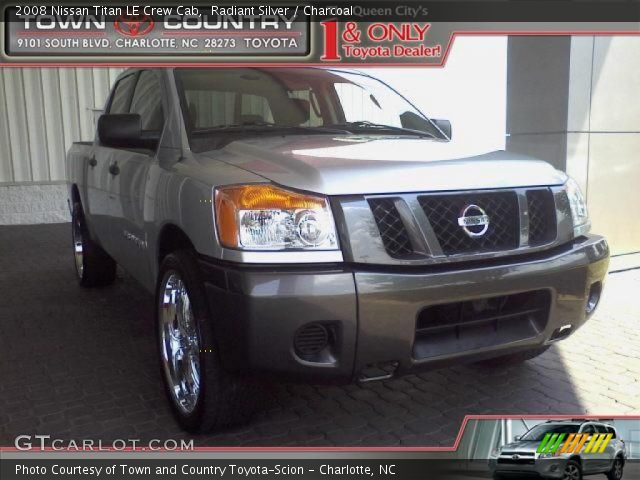2008 Nissan Titan LE Crew Cab in Radiant Silver