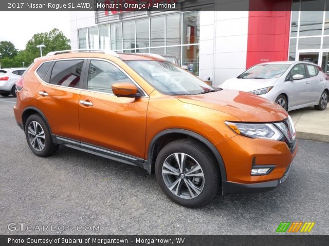 2017 Nissan Rogue SL AWD in Monarch Orange