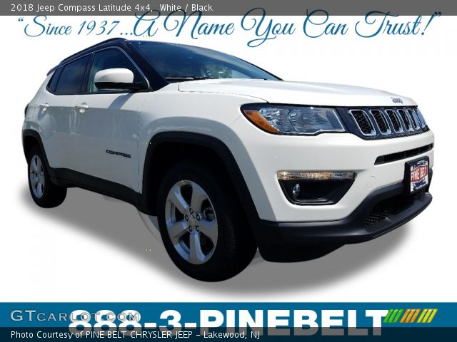 2018 Jeep Compass Latitude 4x4 in White