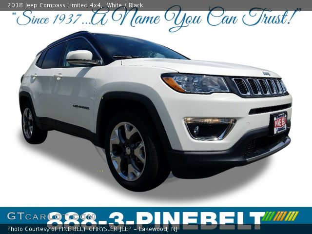 2018 Jeep Compass Limited 4x4 in White