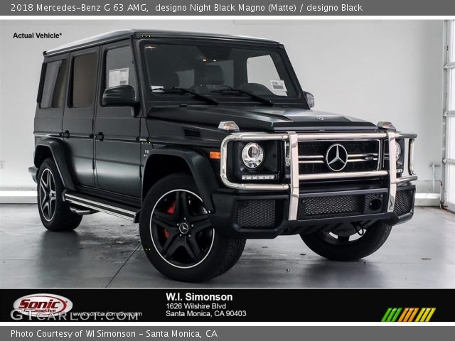 2018 Mercedes-Benz G 63 AMG in designo Night Black Magno (Matte)