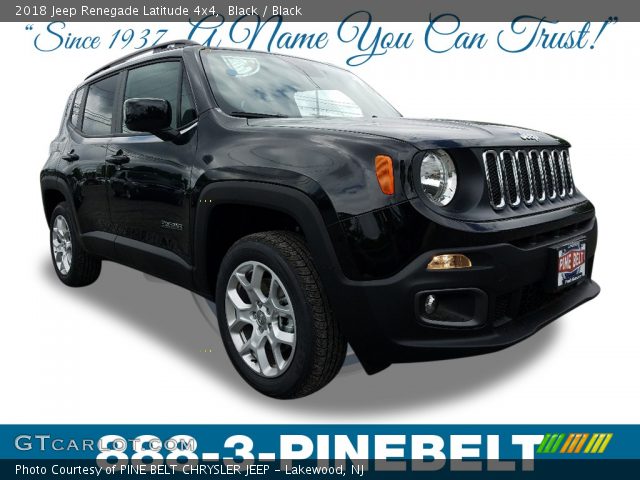 2018 Jeep Renegade Latitude 4x4 in Black