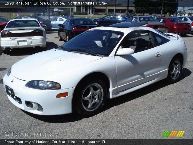 1999 Mitsubishi Eclipse GS Coupe in Northstar White