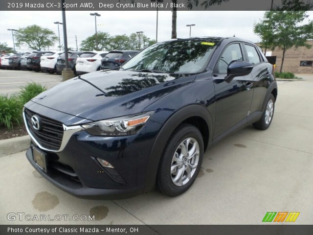 2019 Mazda CX-3 Sport AWD in Deep Crystal Blue Mica