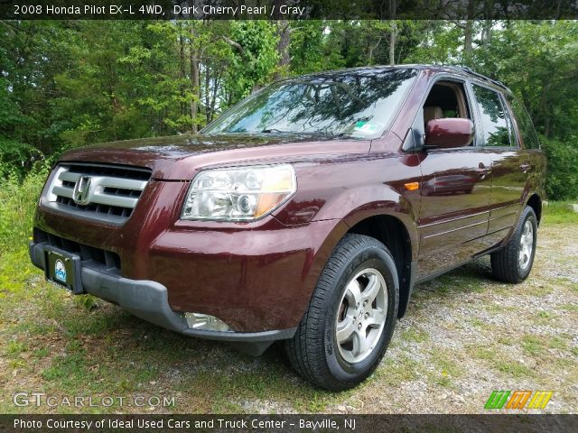 2008 Honda Pilot EX-L 4WD in Dark Cherry Pearl