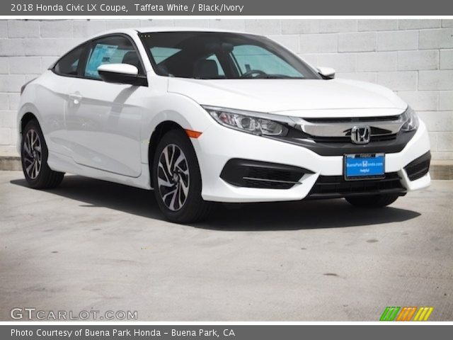 2018 Honda Civic LX Coupe in Taffeta White