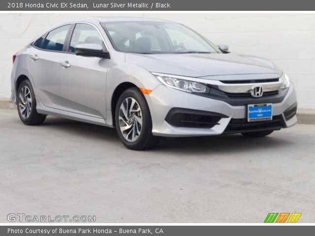 2018 Honda Civic EX Sedan in Lunar Silver Metallic