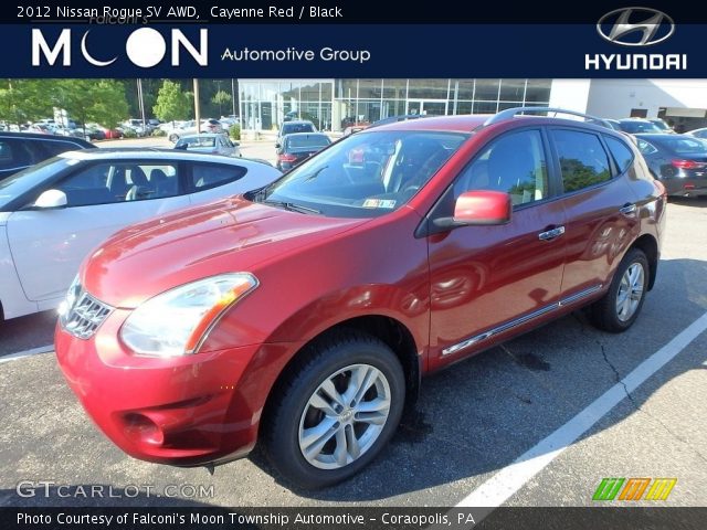 2012 Nissan Rogue SV AWD in Cayenne Red