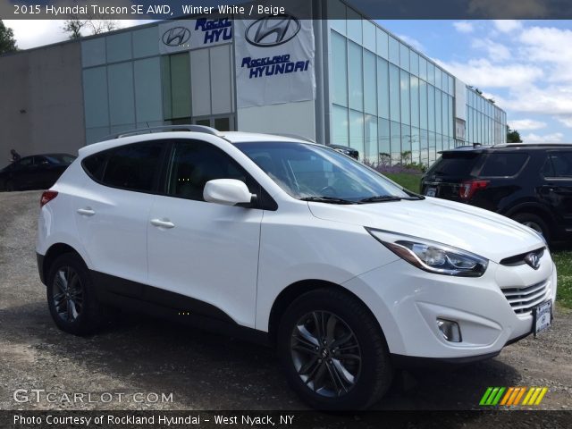 2015 Hyundai Tucson SE AWD in Winter White