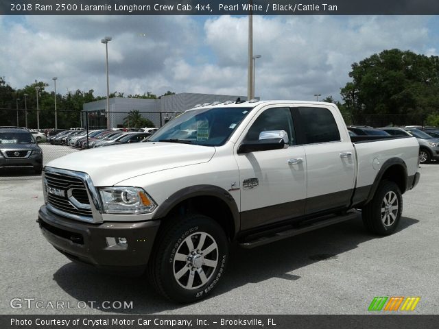 2018 Ram 2500 Laramie Longhorn Crew Cab 4x4 in Pearl White