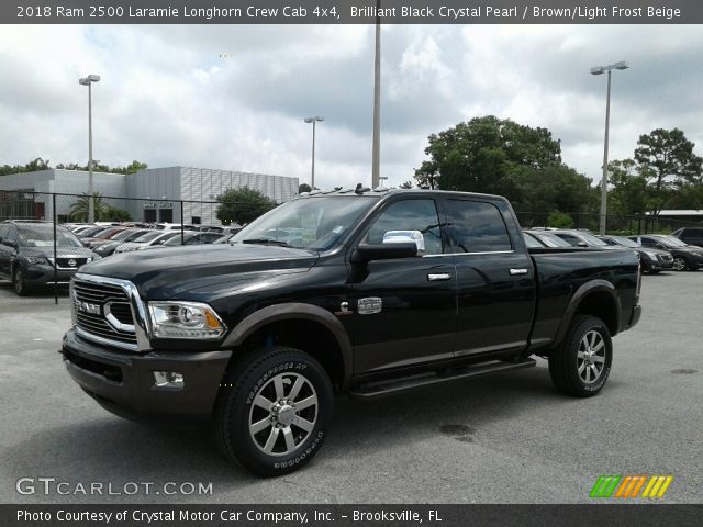 2018 Ram 2500 Laramie Longhorn Crew Cab 4x4 in Brilliant Black Crystal Pearl