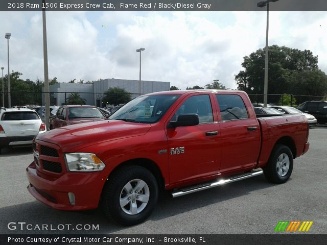 2018 Ram 1500 Express Crew Cab in Flame Red