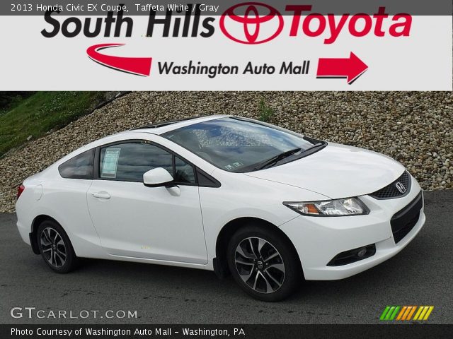 2013 Honda Civic EX Coupe in Taffeta White