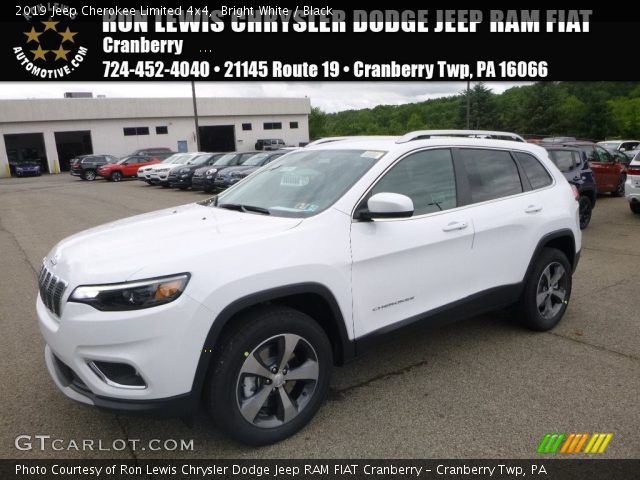 2019 Jeep Cherokee Limited 4x4 in Bright White