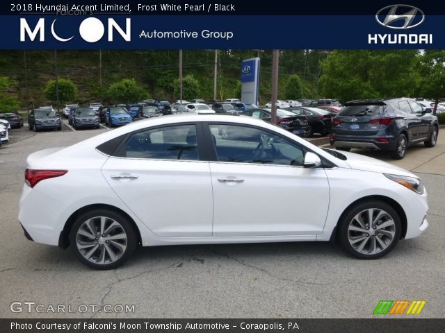 2018 Hyundai Accent Limited in Frost White Pearl