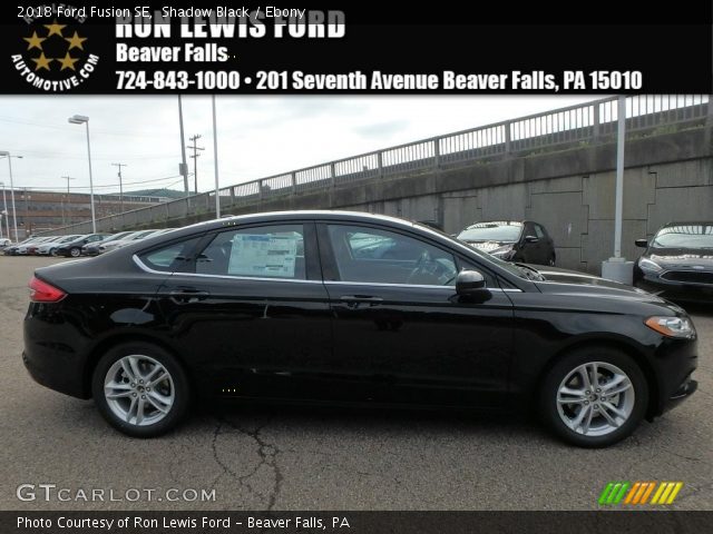 2018 Ford Fusion SE in Shadow Black