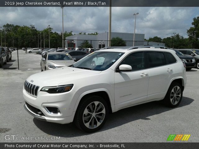 2019 Jeep Cherokee Overland in Pearl White