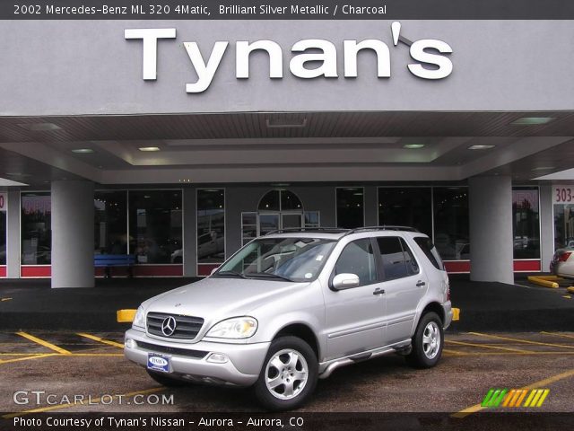 2002 Mercedes-Benz ML 320 4Matic in Brilliant Silver Metallic