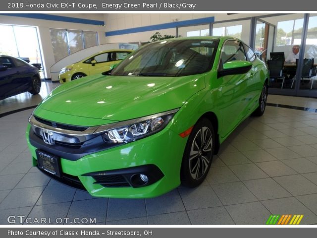 2018 Honda Civic EX-T Coupe in Energy Green Pearl