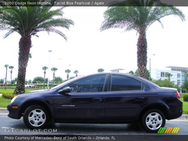 2000 Dodge Neon Highline in Patriot Blue Pearlcoat