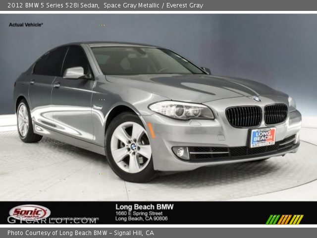 2012 BMW 5 Series 528i Sedan in Space Gray Metallic