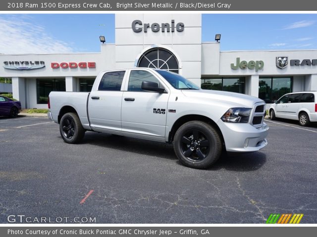 2018 Ram 1500 Express Crew Cab in Bright Silver Metallic
