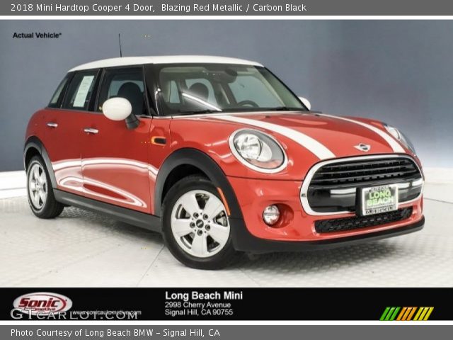 2018 Mini Hardtop Cooper 4 Door in Blazing Red Metallic