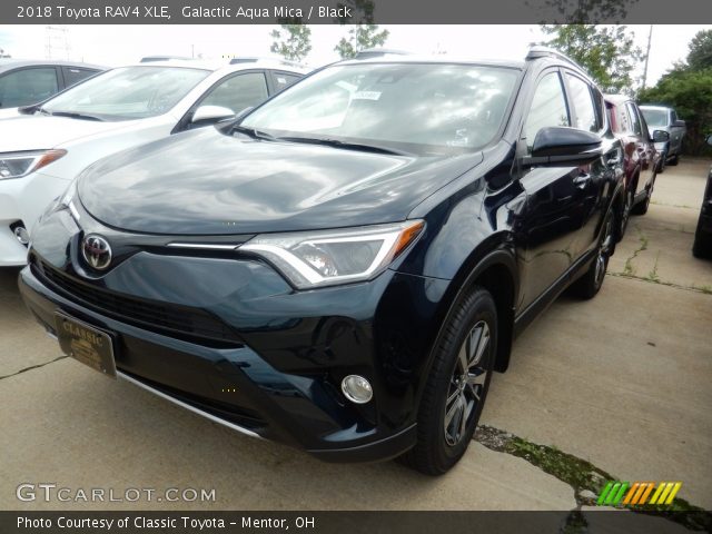 2018 Toyota RAV4 XLE in Galactic Aqua Mica