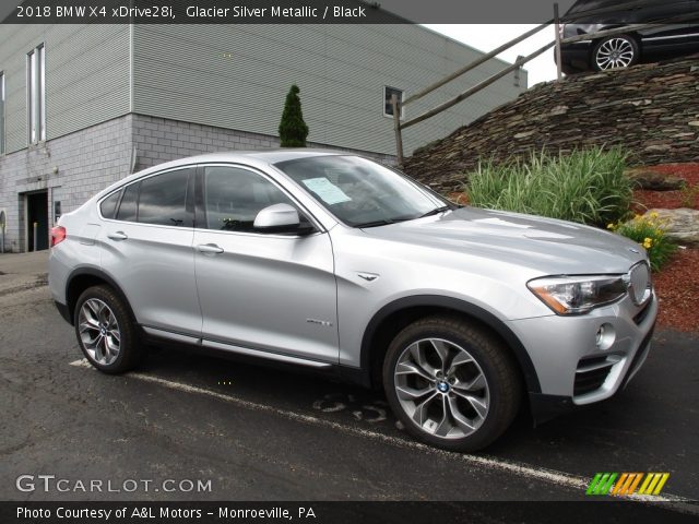 2018 BMW X4 xDrive28i in Glacier Silver Metallic