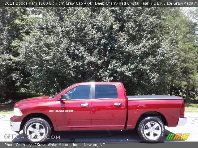 2011 Dodge Ram 1500 Big Horn Crew Cab 4x4 in Deep Cherry Red Crystal Pearl