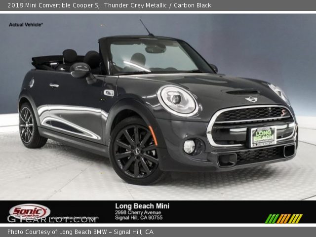 2018 Mini Convertible Cooper S in Thunder Grey Metallic