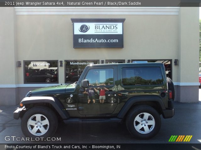 2011 Jeep Wrangler Sahara 4x4 in Natural Green Pearl