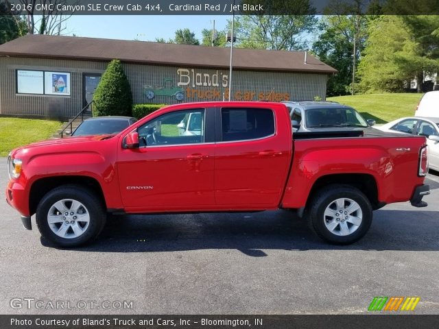 2016 GMC Canyon SLE Crew Cab 4x4 in Cardinal Red