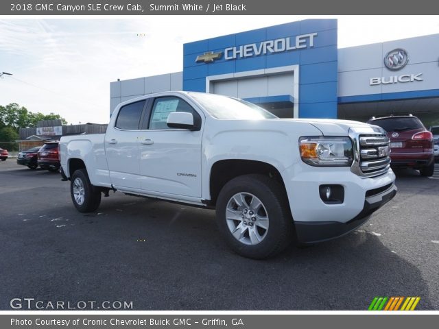 2018 GMC Canyon SLE Crew Cab in Summit White