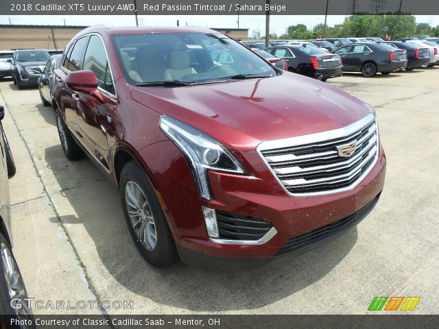 2018 Cadillac XT5 Luxury AWD in Red Passion Tintcoat