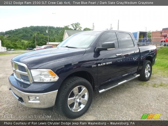 2012 Dodge Ram 1500 SLT Crew Cab 4x4 in True Blue Pearl