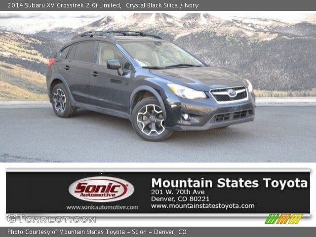 2014 Subaru XV Crosstrek 2.0i Limited in Crystal Black Silica