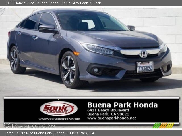 2017 Honda Civic Touring Sedan in Sonic Gray Pearl