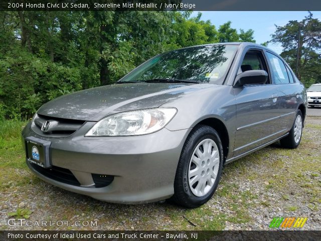 2004 Honda Civic LX Sedan in Shoreline Mist Metallic