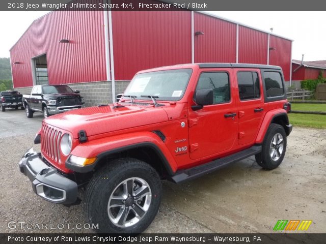 2018 Jeep Wrangler Unlimited Sahara 4x4 in Firecracker Red