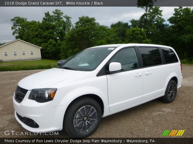 2018 Dodge Grand Caravan SXT in White Knuckle