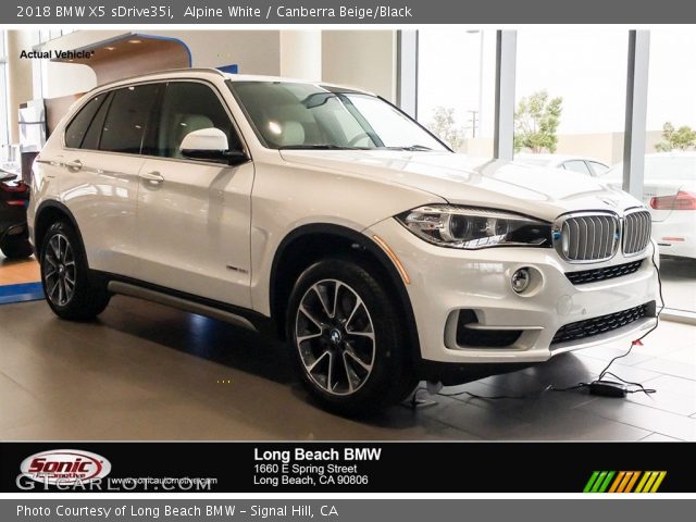 2018 BMW X5 sDrive35i in Alpine White