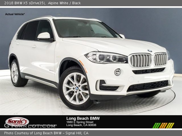 2018 BMW X5 sDrive35i in Alpine White